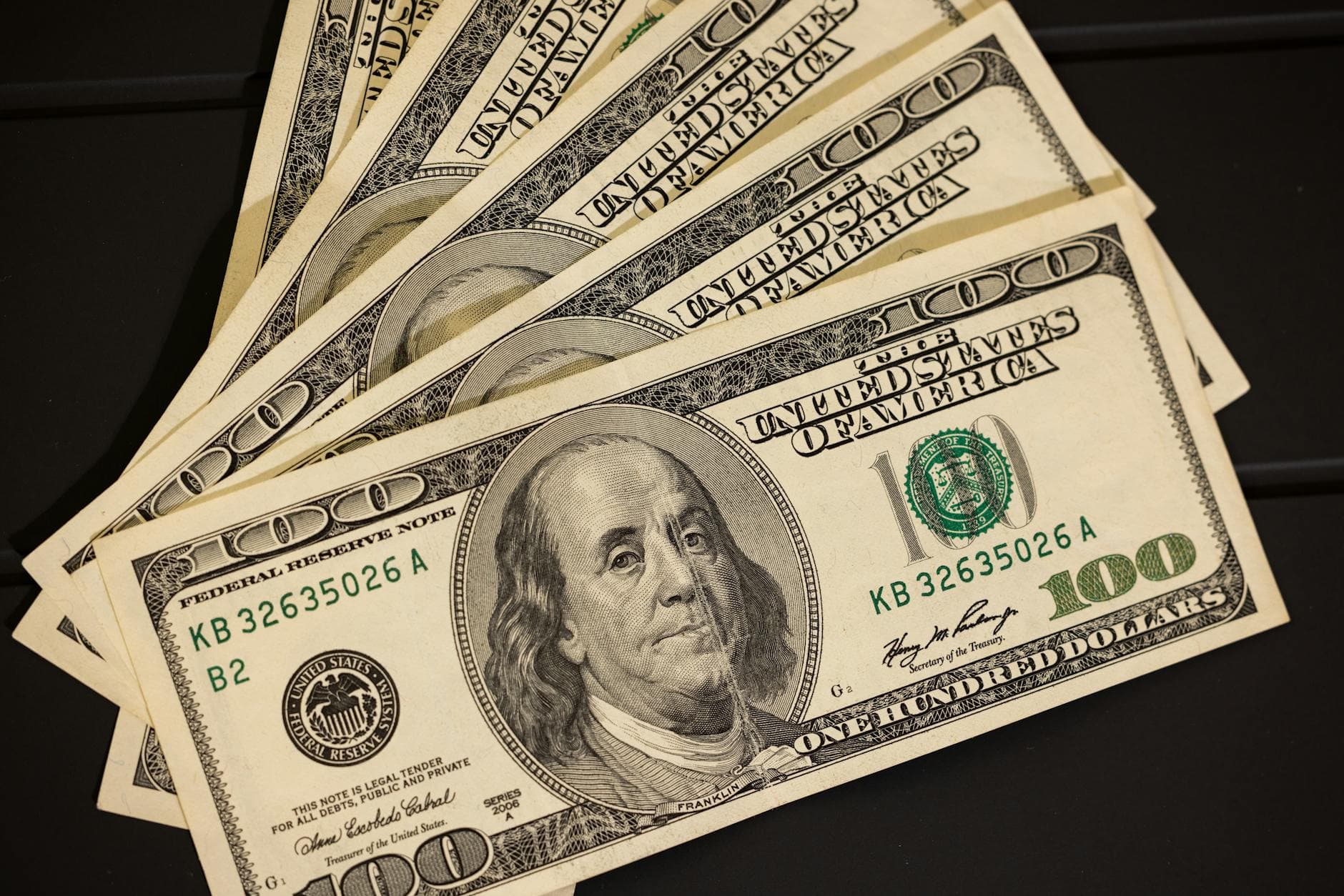 Fotos de stock gratuitas de 100 dolares, administración del dinero, ahorros