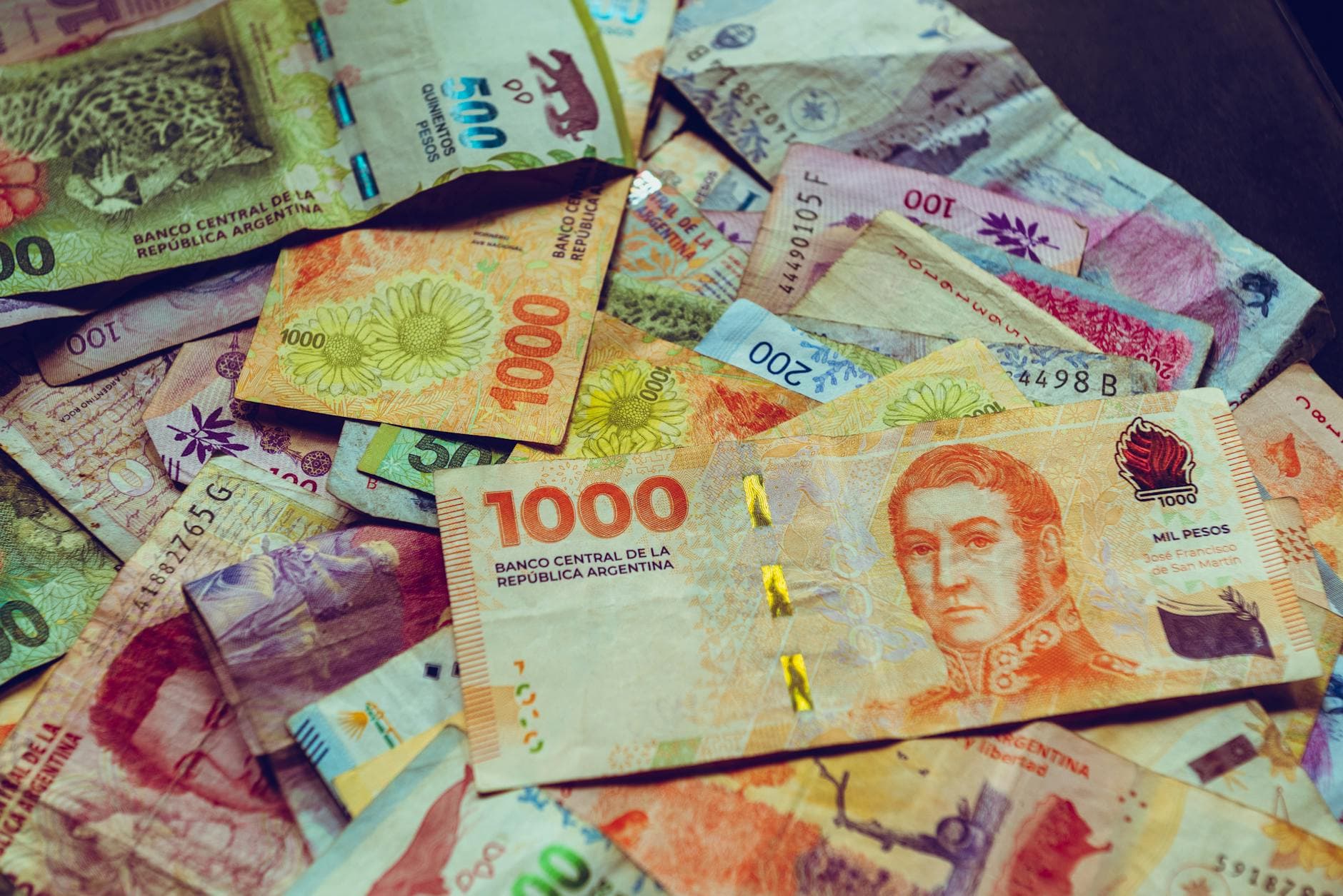 Fotos de stock gratuitas de 100 pesos, 1000 pesos, 200 pesos