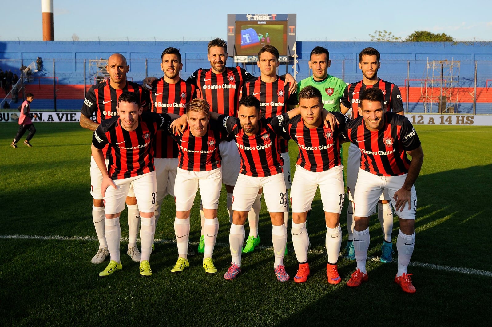 11 inicial del Club Atlético San Lorenzo de Almagro en 2015.