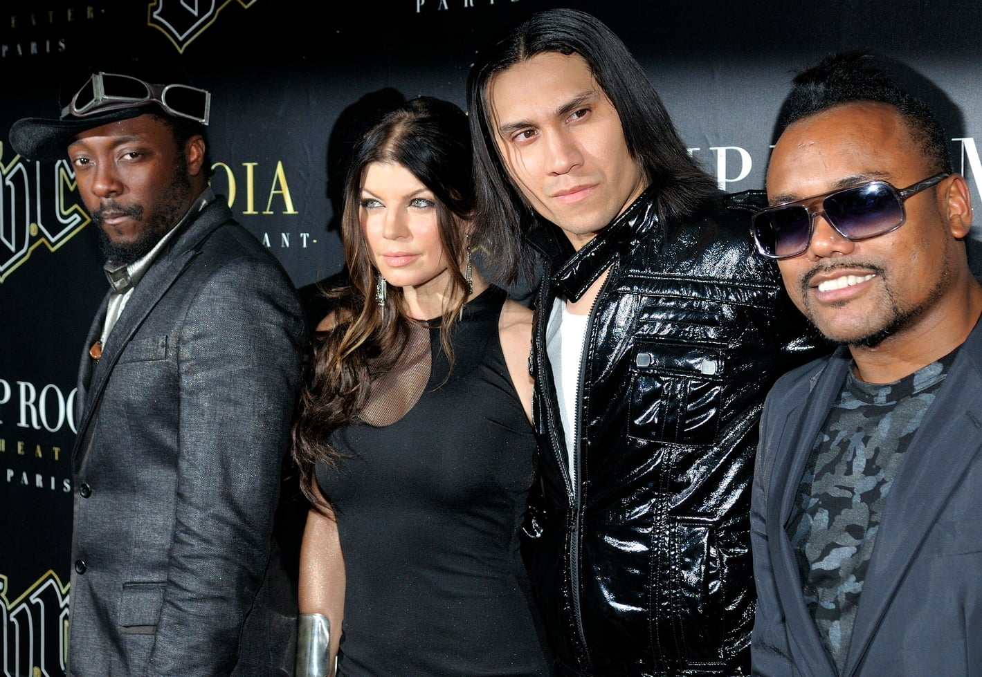 Les Black Eyed Peas en concert privé au VIP Room Paris. avec will.i.am, apl.de.ap, Taboo et Fergie