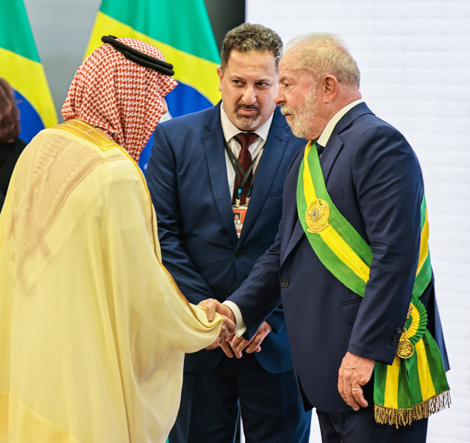 01.01.2023 - Presidente da República, Luiz Inácio Lula da Silva recebe cumprimentos dos chefes de Estado e de Governo. Palácio do Planalto, Brasília - DF. Foto: Ricardo Stuckert/PR Luiz Inácio Lula da
