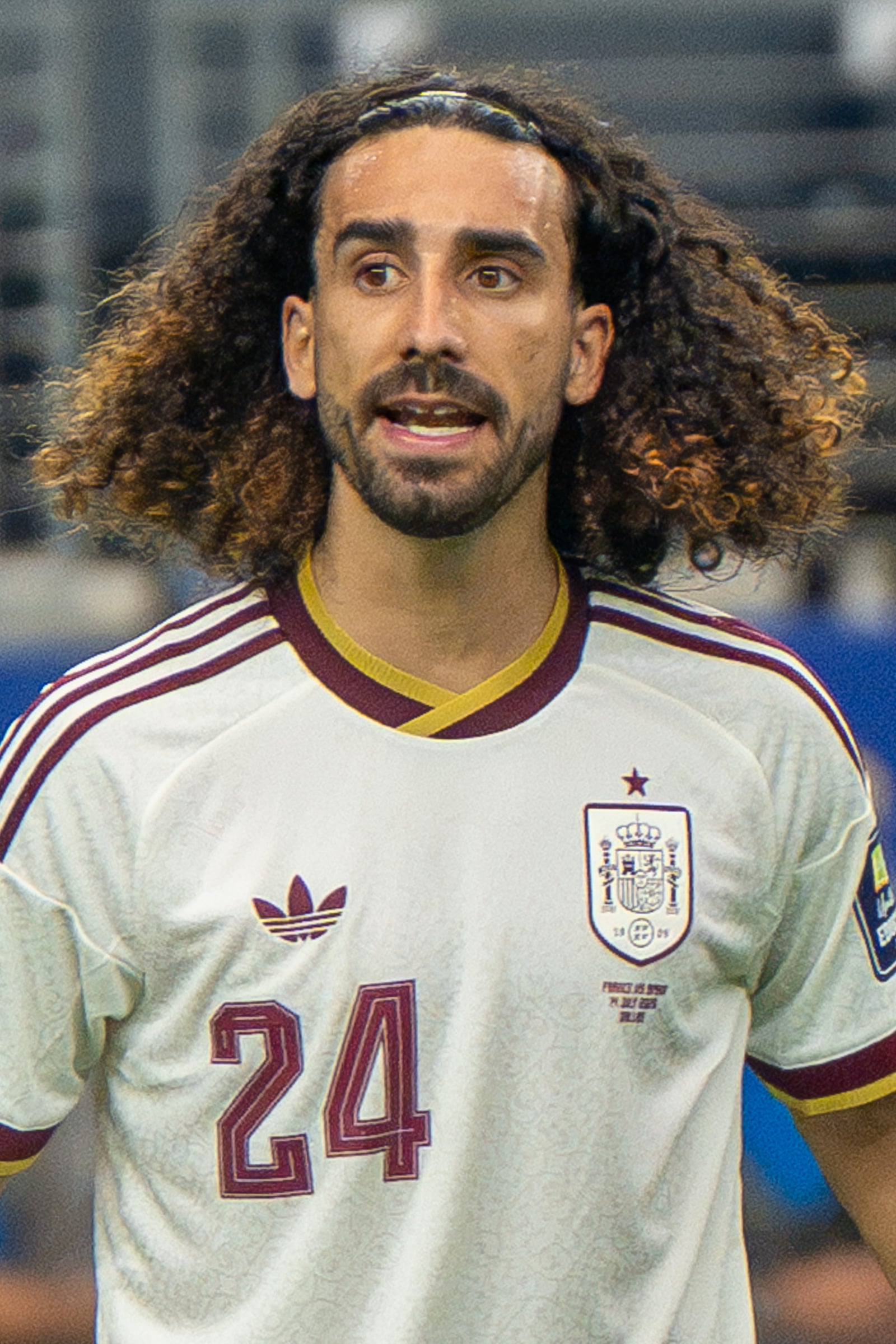Marc Cucurella during France v Spain at the 2026 FIFA World Cup