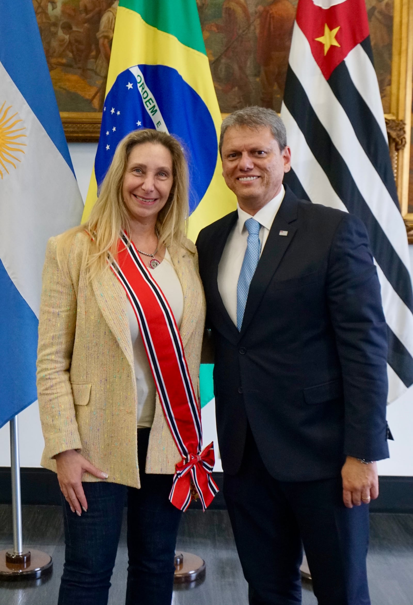 Reunião Karina Milei - Secretária Geral da Presidência da República da Argentina. Local: Palácio dos Bandeirantes Data: 02/12/2024 Fotos: Celso Silva / Governo do Estado SP.