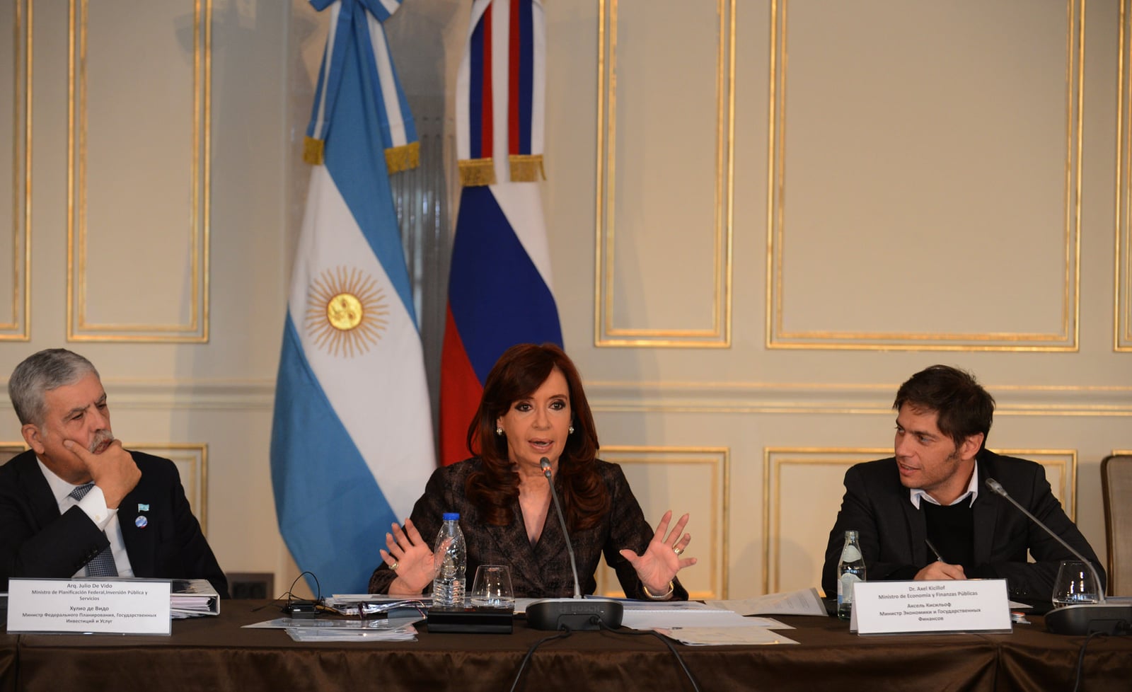 En un encuentro con CEO's de empresas rusas, la Presidenta consideró "muy importante" la reunión con estos ejecutivos, donde se generó un intercambio de ideas entre los hombres de negocios y la jefa d