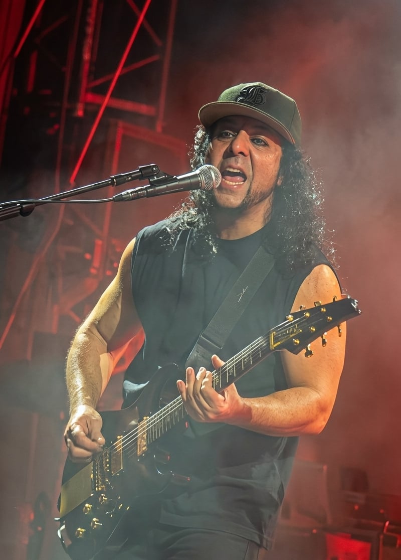 Daron Malakian playing with System of a Down in Mexico 2026