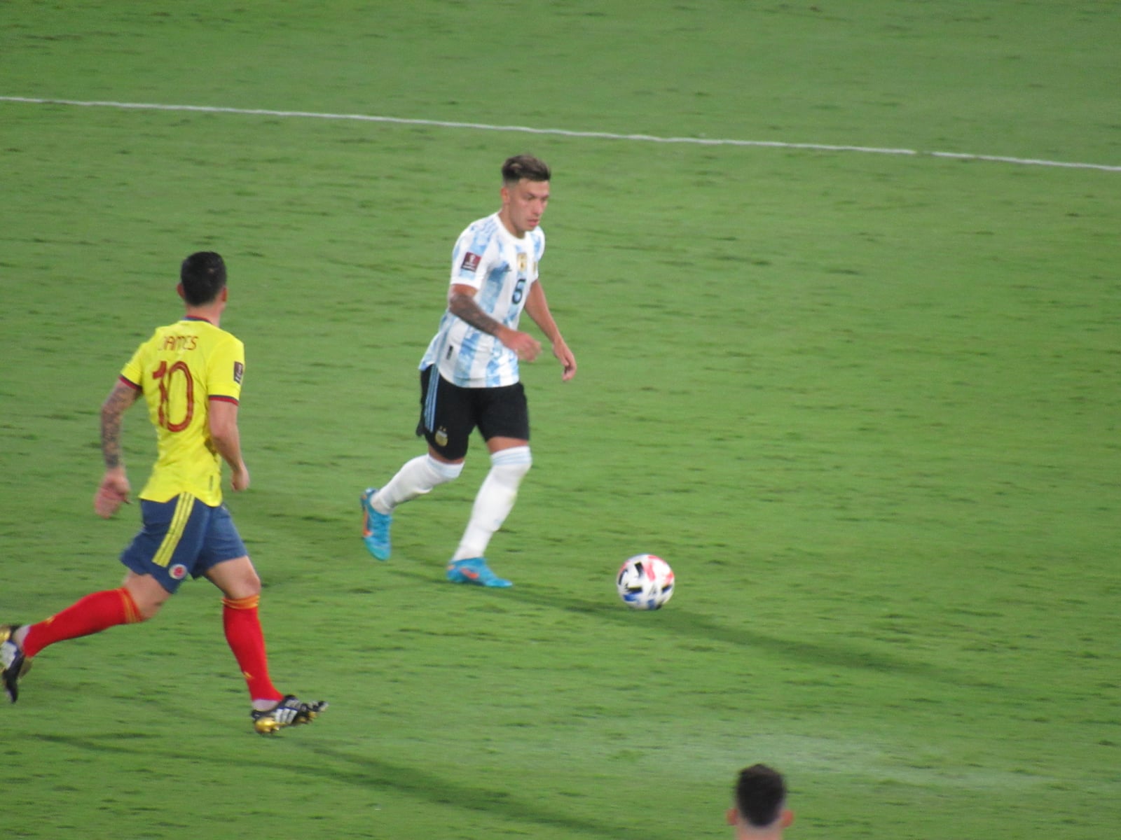Argentina 1 - Colombia 0. Eliminatorias para el Mundial de Qatar 2022. Estadio Mario Alberto Kempes, Córdoba, Argentina